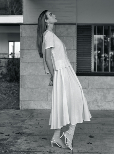 Kim Noorda for Italian Marie Claire, Photographer Mel Karch, Stylist Maria Giulia Riva, Make-up Tiina Roivainen, Hair Shuhei Nishimura 