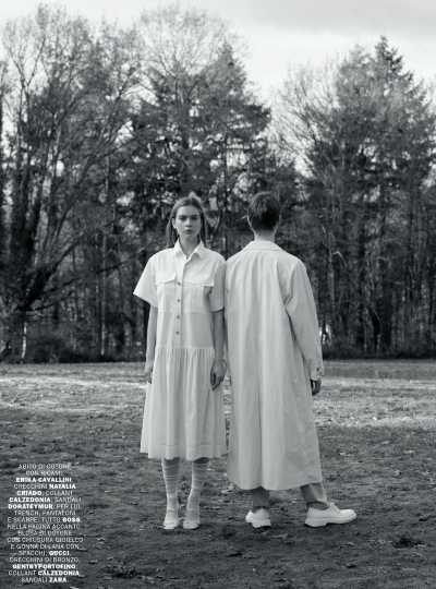 Kim Noorda for Italian Marie Claire, Photographer Mel Karch, Stylist Maria Giulia Riva, Make-up Tiina Roivainen, Hair Shuhei Nishimura 