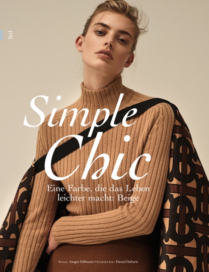 Hanna Verhees for Myself, Photographer Ansgar Sollmann, Stylist Daoud Daftarie, Hair & Make-up Benjamin Becher 