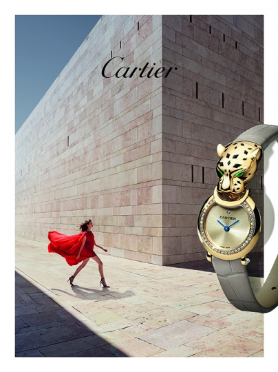 Bette Franke in a very impressive shoot for Cartier Jewelry and Parfum Campaign, captured by Vincent van de Wijngaard, Styled by Camille Bidault Waddington 
