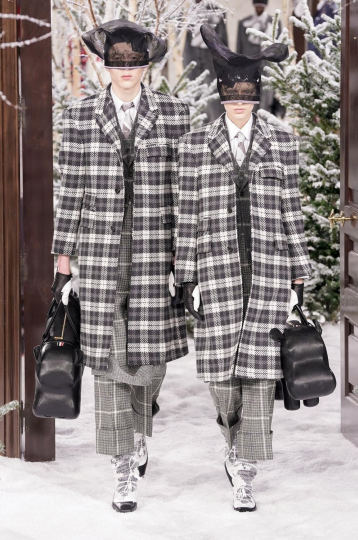 Merel Zoet for Thom Browne Fall 2020 RTW 