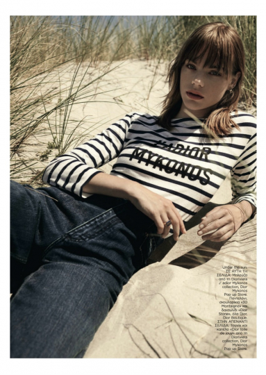 Lovely summer story Estella Boersma for Harpers Bazaar, captured by Alex Waltl. Stylist Sandy Armeni 