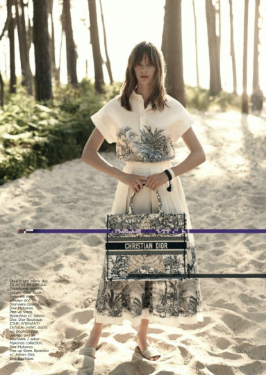 Lovely summer story Estella Boersma for Harpers Bazaar, captured by Alex Waltl. Stylist Sandy Armeni 