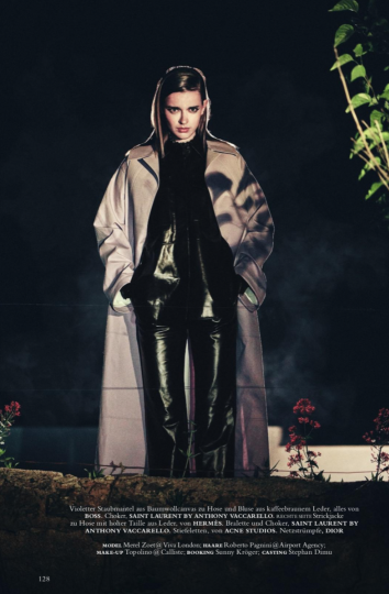 Strong and sexy Merel Zoet for Harpers Bazaar Germany, Photographer Arnaud Pyvka, Stylist Kai Margrander, Hair Roberto Pagnin, Make-up Topolino 