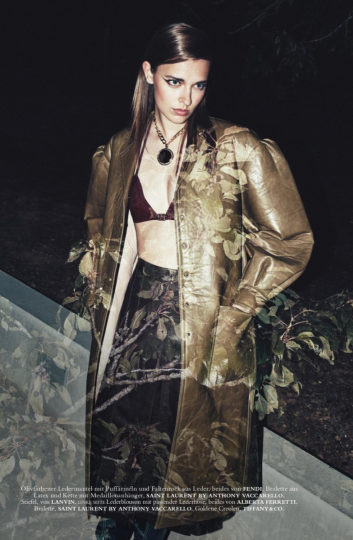 Strong and sexy Merel Zoet for Harpers Bazaar Germany, Photographer Arnaud Pyvka, Stylist Kai Margrander, Hair Roberto Pagnin, Make-up Topolino 