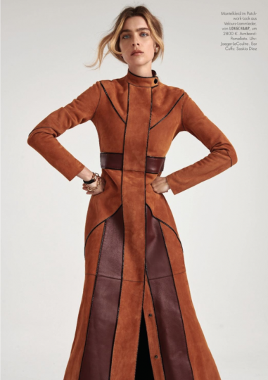 Back to naturel with Kim Noorda for German Elle, Photographer Andreas Orthern, Stylist Pia Léonie Knoll, Hair and Make-up Sina Stölze 