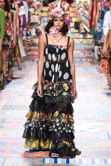 Nikki Vonsee for Dolce & Gabbana Spring 2021 RTW 