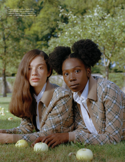 THE UNIFORM RULES for Dantè Kedde in Dutch Vogue, Photographer Kevin Osepa, Stylist Ogènda, Hair Latoya Velberg, Make-up David Koppelaar 