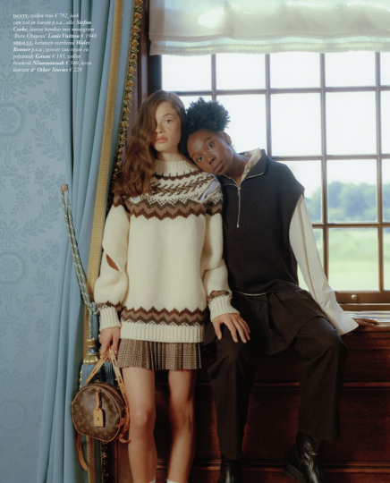 THE UNIFORM RULES for Dantè Kedde in Dutch Vogue, Photographer Kevin Osepa, Stylist Ogènda, Hair Latoya Velberg, Make-up David Koppelaar 