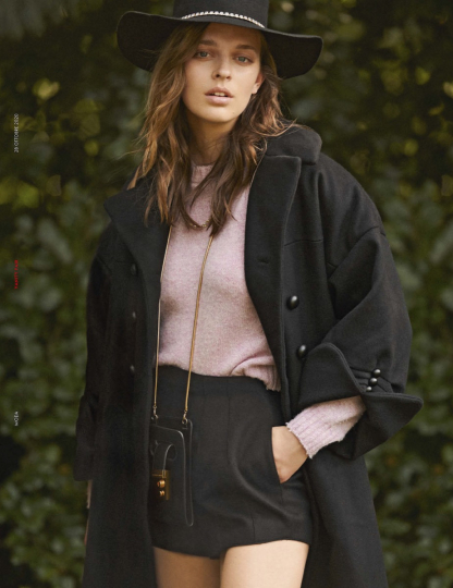 Merel Zoet luxury in the  woods for Vanitay Fair Italy, Photographer Frederico Martin, Stylist Federica Carnevali, Make-uup Giovanni Lovine, Hair Maurizio Morreale 