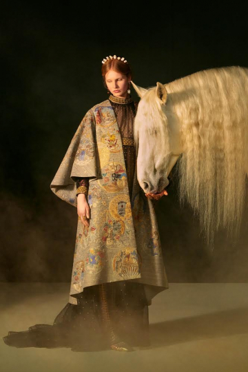 Levi Achthoven for the Magical Couture show Dior SS 2021 by Maria Grazia Chiuri, Photographer Elina Kechicheva, Make-up Peter Philips, Hair Guido Palau 