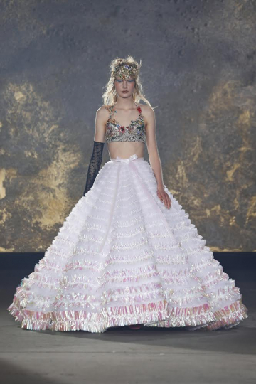 Levi Achthoven for Haute Couture meets underground party collection Viktor & Rolf SS 2021, Photo and video team Peter Stiger, Stylist Jos van Heel and Mathew Joseph 