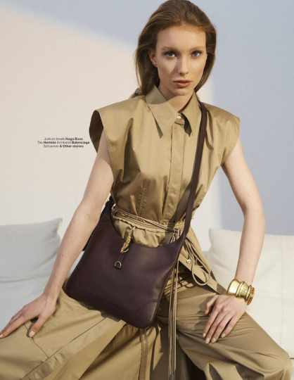 Miss Sunshine Demy de Vries for Elegance,&nbsp; Photographer David Cohen de Lara, Stylist Pedro Dias, Hair Yevgen Sokolov, Make-up Lorin Mamo 