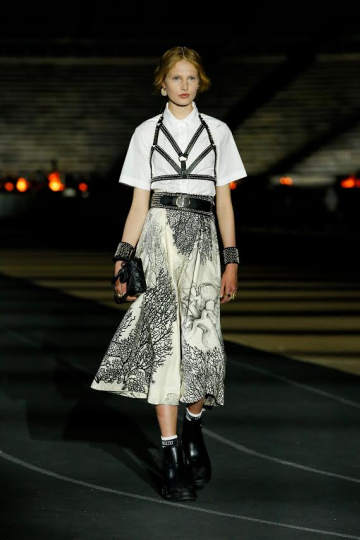Levi Achthoven for Dior Resort show 2022, Casting Emperor Lee, Stylist Elin Svahn, Hair Guido Palau, Make-up Peter Philips 
