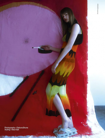 Estella Boersma for Glamcult, Photographer Debora Brune, Stylist Max Katt, Hair Dennis Brandt, Make-up Philipp Verheyen 