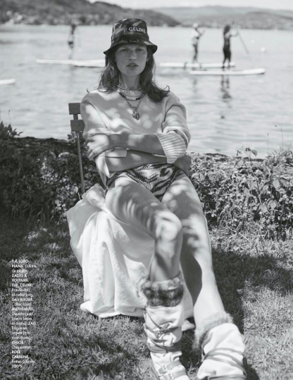 Bette Franke for French Elle, Photography Stefano Galuzzi, Styling Hortense Manga, Hair Astor Hoxha and Make-up Giulia Cigarini 