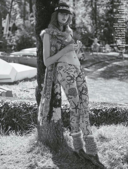 Bette Franke for French Elle, Photography Stefano Galuzzi, Styling Hortense Manga, Hair Astor Hoxha and Make-up Giulia Cigarini 