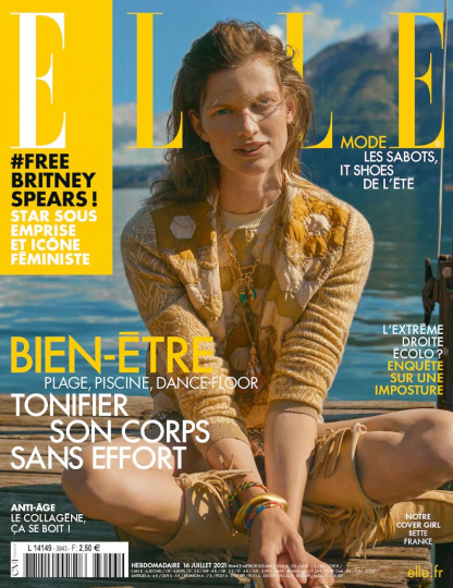 Bette Franke for French Elle, Photography Stefano Galuzzi, Styling Hortense Manga, Hair Astor Hoxha and Make-up Giulia Cigarini 