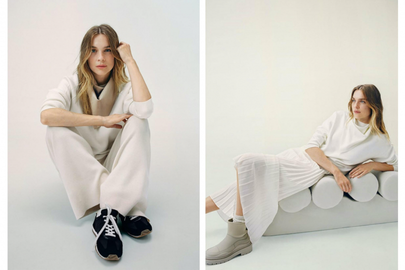 Very proud  to see our very happy and beautiful Kim with her lovely baby boy Theo together for Mango 