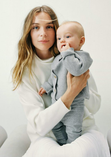 Very proud  to see our very happy and beautiful Kim with her lovely baby boy Theo together for Mango 