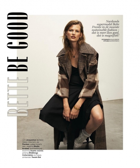 Lovely shoot for Dutch Marie Claire with Bette Franke, Photographer Hein Gijsbers, Stylist Valérie Ntantu, Hair and make-up Resy Ramaekers 
