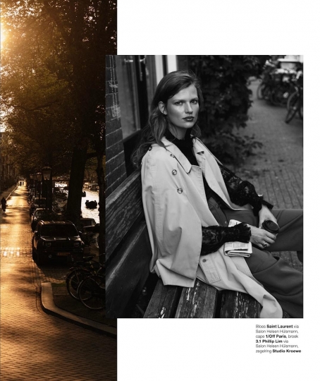 Lovely shoot for Dutch Marie Claire with Bette Franke, Photographer Hein Gijsbers, Stylist Valérie Ntantu, Hair and make-up Resy Ramaekers 
