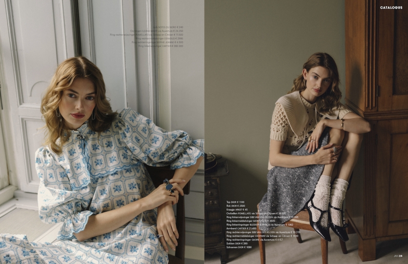 Hanna Verhees for Jan Magazine, Photographed by Hein Gijsbers, Styling Samira Bilij and Hair and make-up Sanne Le Gras-Bleeker 