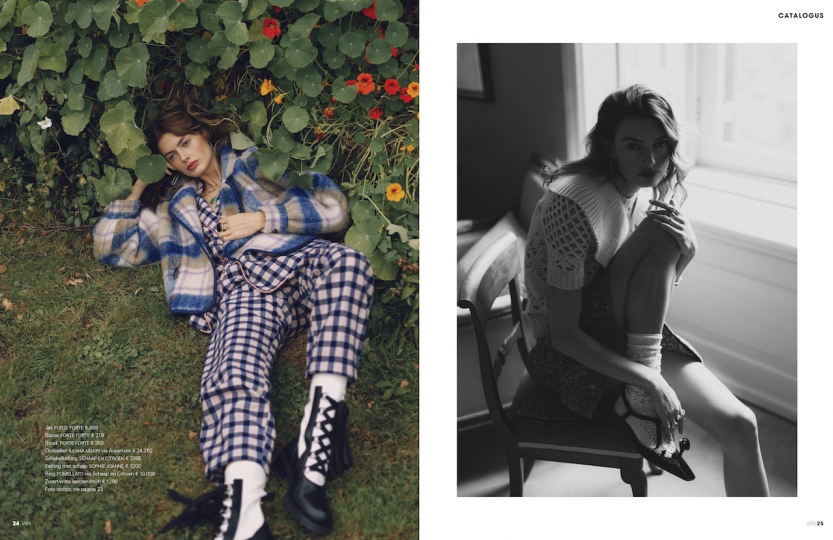 Hanna Verhees for Jan Magazine, Photographed by Hein Gijsbers, Styling Samira Bilij and Hair and make-up Sanne Le Gras-Bleeker 