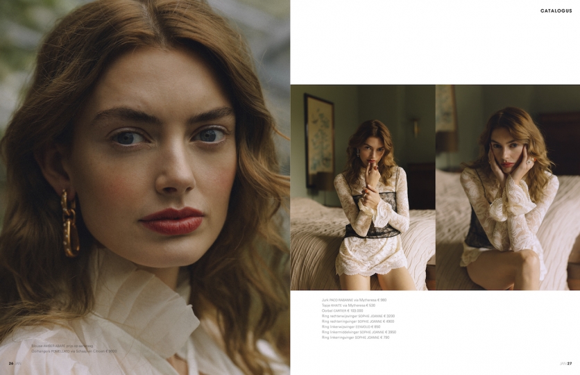 Hanna Verhees for Jan Magazine, Photographed by Hein Gijsbers, Styling Samira Bilij and Hair and make-up Sanne Le Gras-Bleeker 