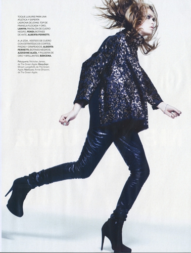 Sophie Vlaming Marie Claire Spain Jan 2010, Photographer Max Cardelli 