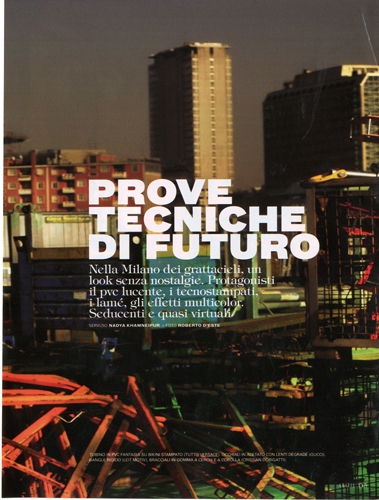 Rosanne Swart &nbsp; Grazia Italy March 2010  Photographer Roberto D’Este 