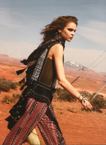 Kim Noorda  Harpers Bazaar UK June 2010 photographer Laurie Bartley 