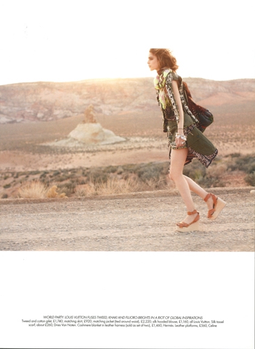 Kim Noorda  Harpers Bazaar UK June 2010 photographer Laurie Bartley 