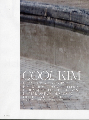 Kim Noorda  L’Officiel Dutch September 2010 photographer Giulia Noni 