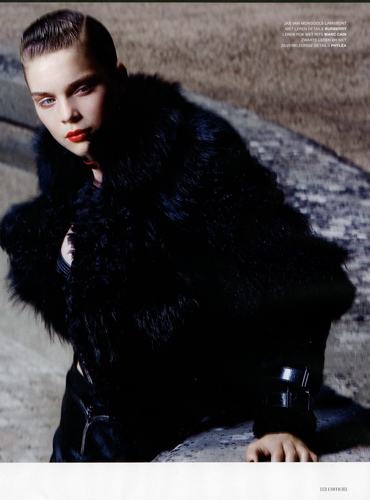 Kim Noorda  L’Officiel Dutch September 2010 photographer Giulia Noni 