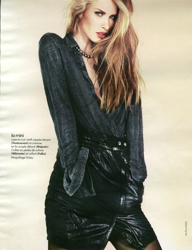 Annemara Post for Elle France November photographer Lee Broomfield 