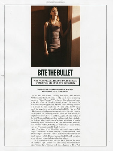 Bo Don for Wonderland Spring 2011 photographer Nick Dorey 