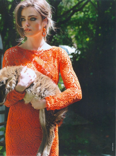 Sophie Vlaming for Marie Claire Italy December 2011 photographer Bharat Sikka 