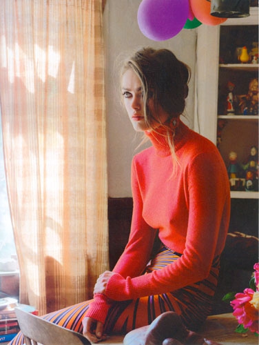 Sophie Vlaming for Marie Claire Italy December 2011 photographer Bharat Sikka 