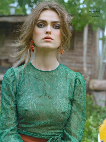 Sophie Vlaming for Marie Claire Italy December 2011 photographer Bharat Sikka 