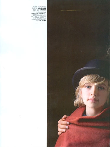 Sophie Vlaming for Marie Claire Italy December 2011 photographer Bharat Sikka 