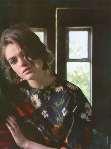 Sophie Vlaming for Marie Claire Italy December 2011 photographer Bharat Sikka 