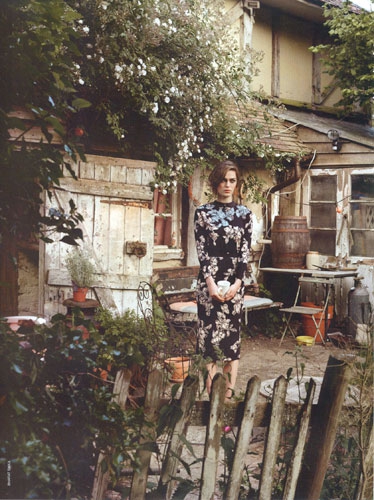 Sophie Vlaming for Marie Claire Italy December 2011 photographer Bharat Sikka 