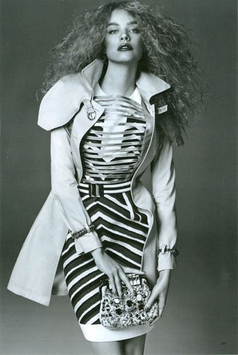 Gwen Loos for Italian Glamour February 2012 photographer David Roemer 