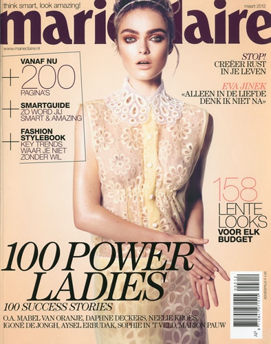 Sophie Vlaming Marie Claire Dutch March 2011 photographer Nelson Simoneau 