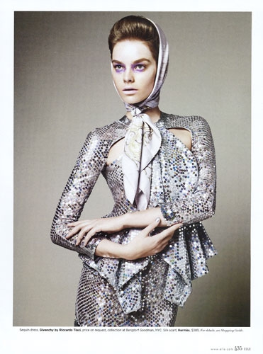 Gwen Loos for Elle USA March 2012 photographer Terry Tisiolis 