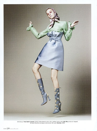 Gwen Loos for Elle USA March 2012 photographer Terry Tisiolis 