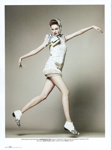 Gwen Loos for Elle USA March 2012 photographer Terry Tisiolis 