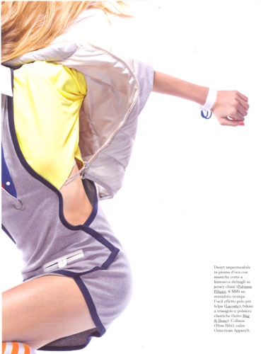Annemara Post for Grazia Italy April 2012 photographer Robert Jaso 