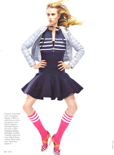 Annemara Post for Grazia Italy April 2012 photographer Robert Jaso 